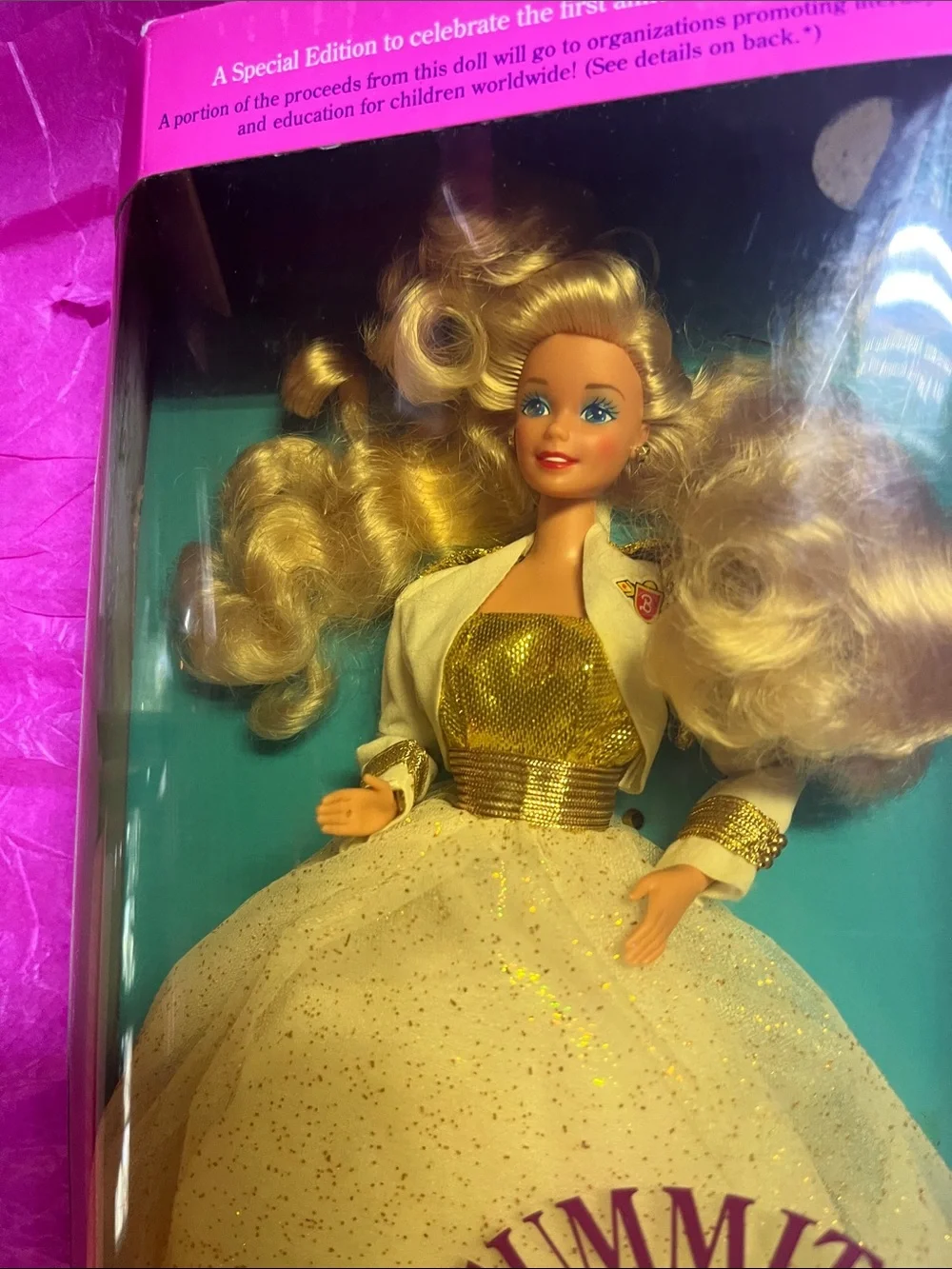 1990 Special Edition First Annual Summit Barbie (Mattel Model #7027) NRFB